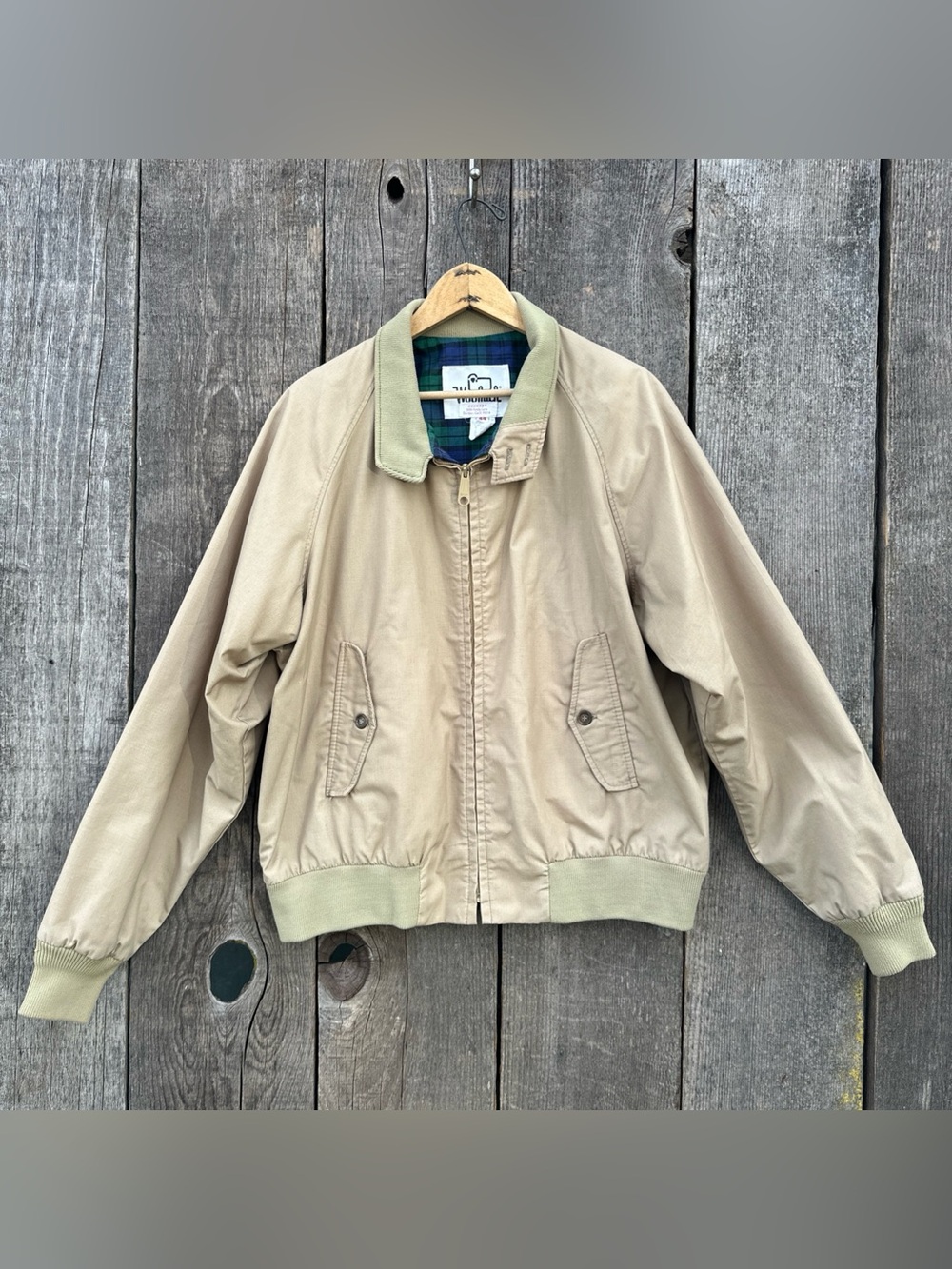 VTG 70s-80s Woolrich Lightweight Harrington Jacket Size 44